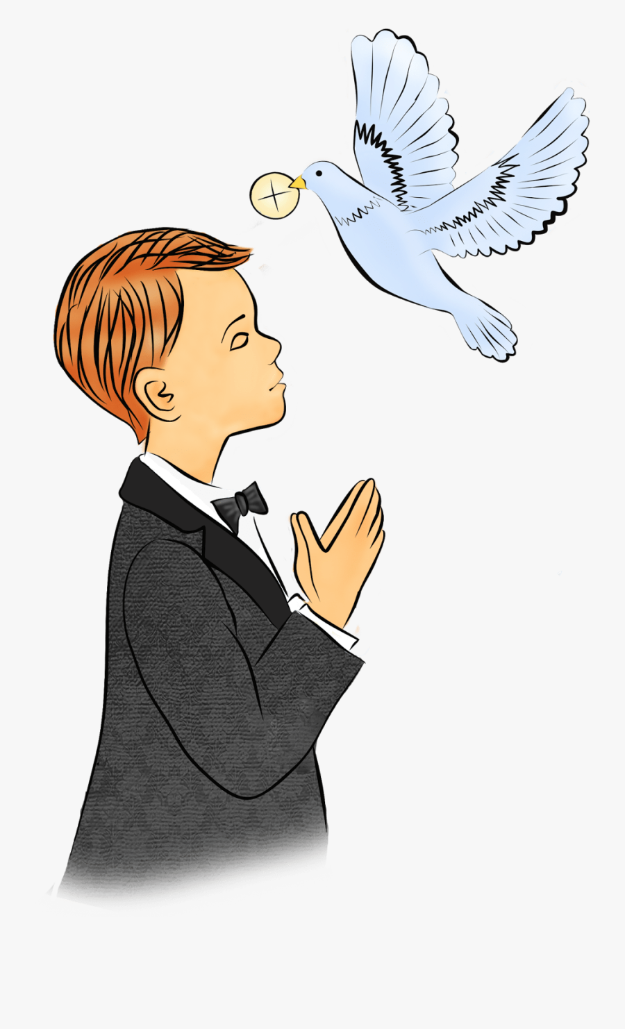 Holy Communion Clipart Boy, Transparent Clipart