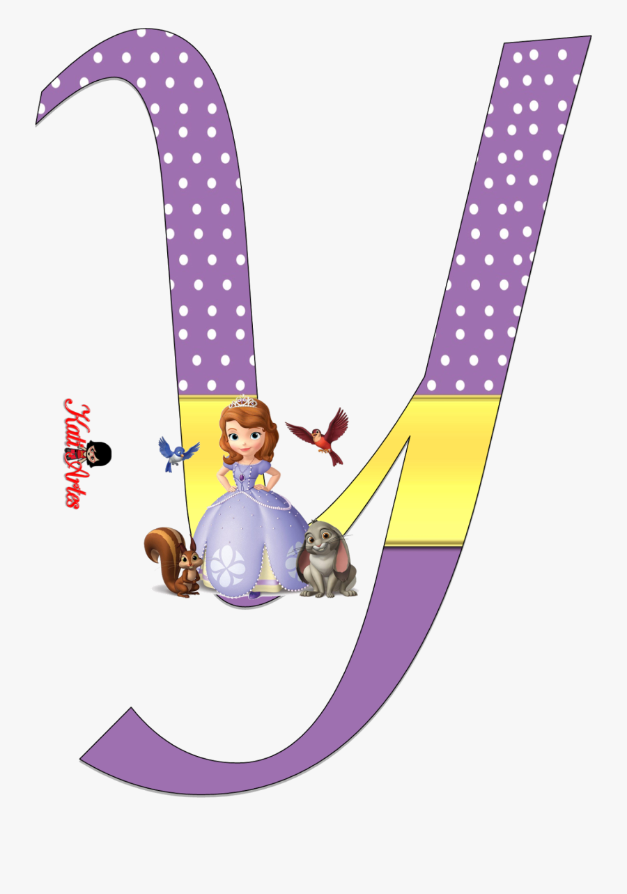 Sofia The First Alphabet - Sofia The First Cards, Transparent Clipart