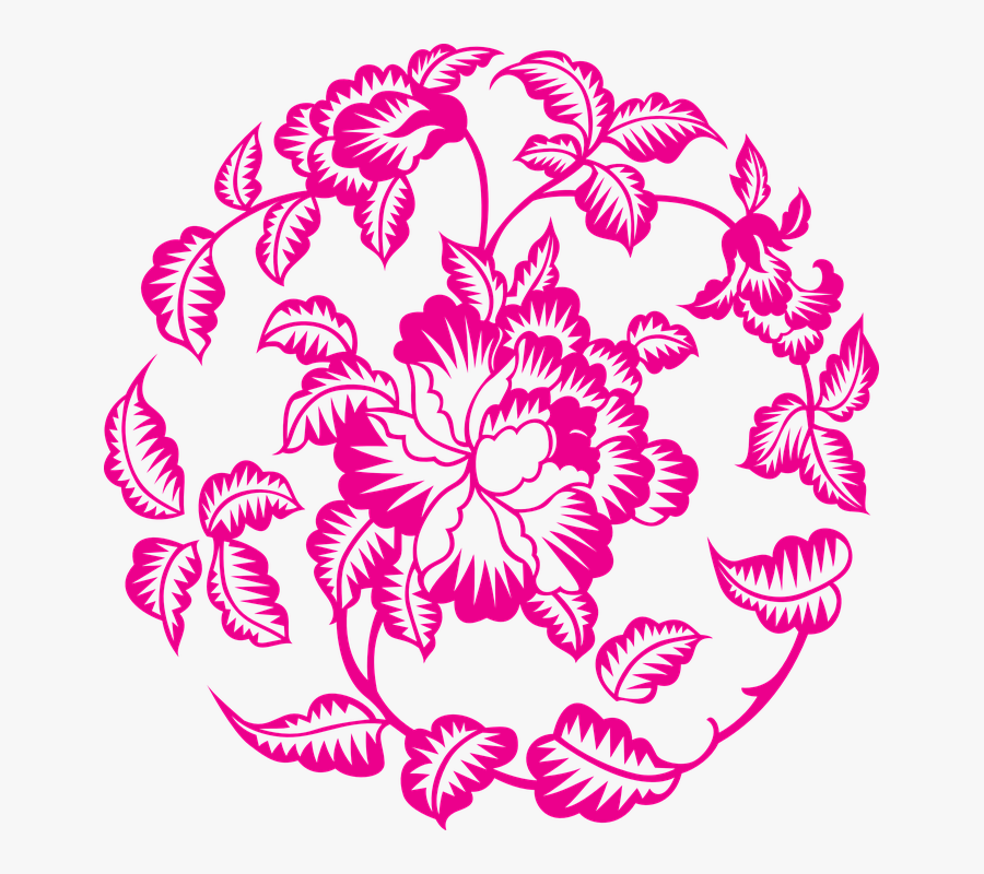 Flower, Peony, Motif - โบตั๋น Png, Transparent Clipart