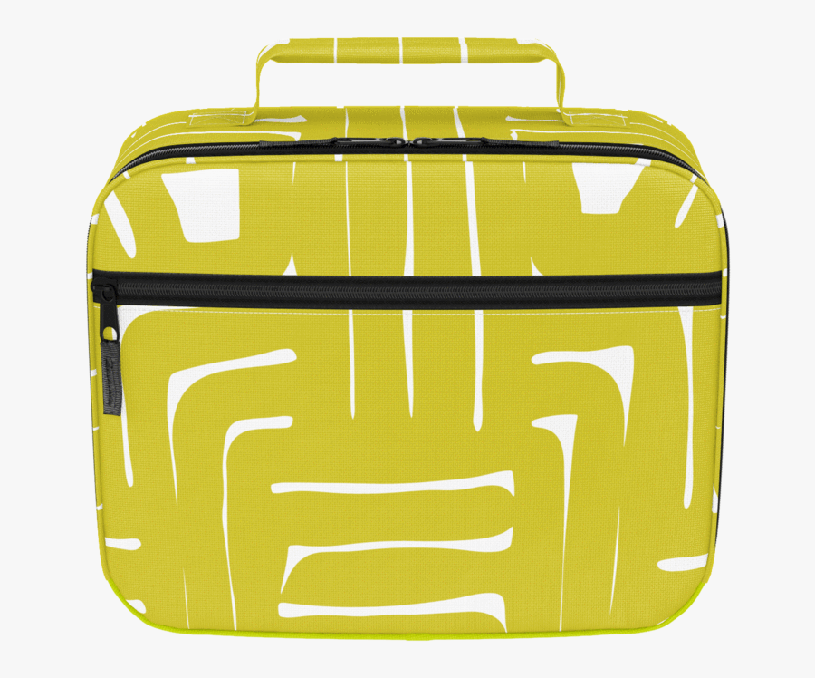 Yellow Abstract Lunchbox - Bag, Transparent Clipart
