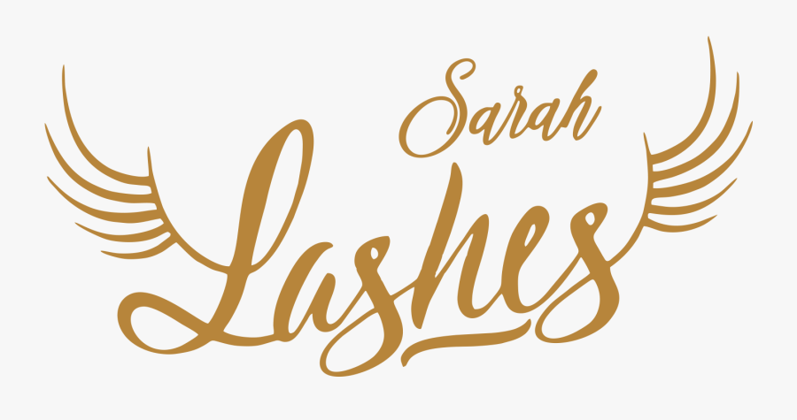 Sarah - Pink Lash Logo, Transparent Clipart