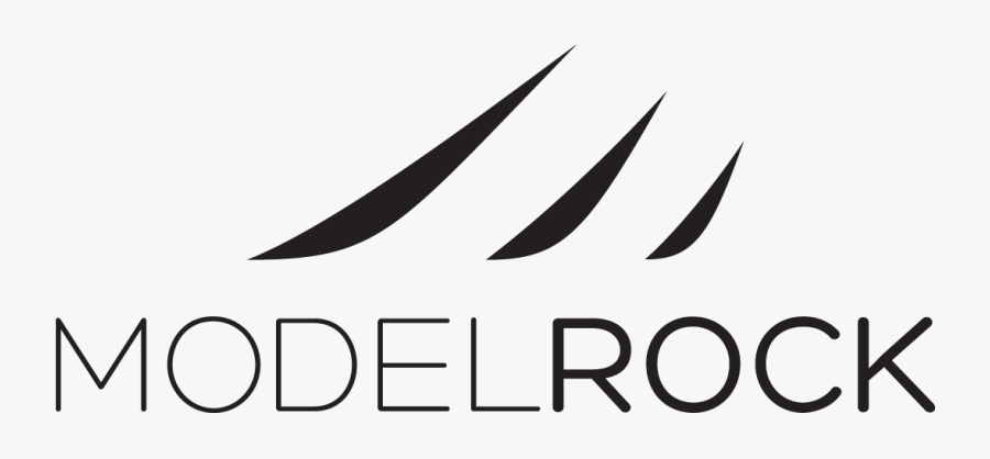 Model Rock Logo, Transparent Clipart