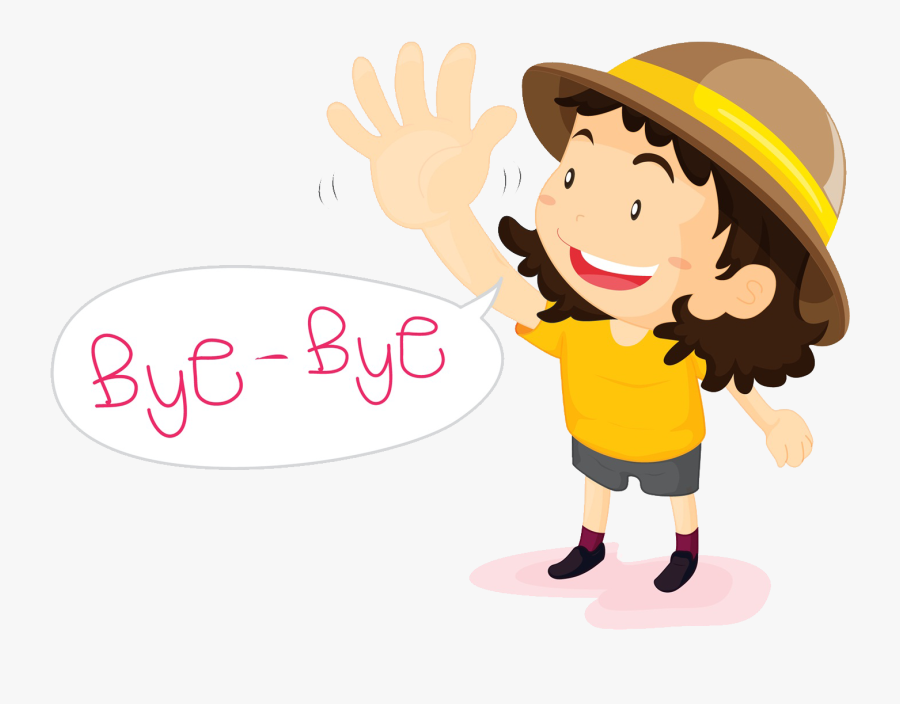 Goodbye Transparent Image - รูป การ์ตูน ลา ก่อน, Transparent Clipart