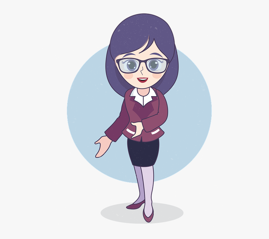 Character, Secretariat, Notion, Secretary, Smiling - Ssc Je, Transparent Clipart