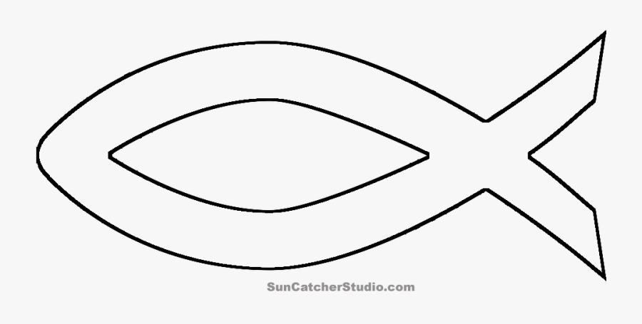 Fish Symbol Pattern Scroll Saw Patterns Free, Project - Line Art, Transparent Clipart