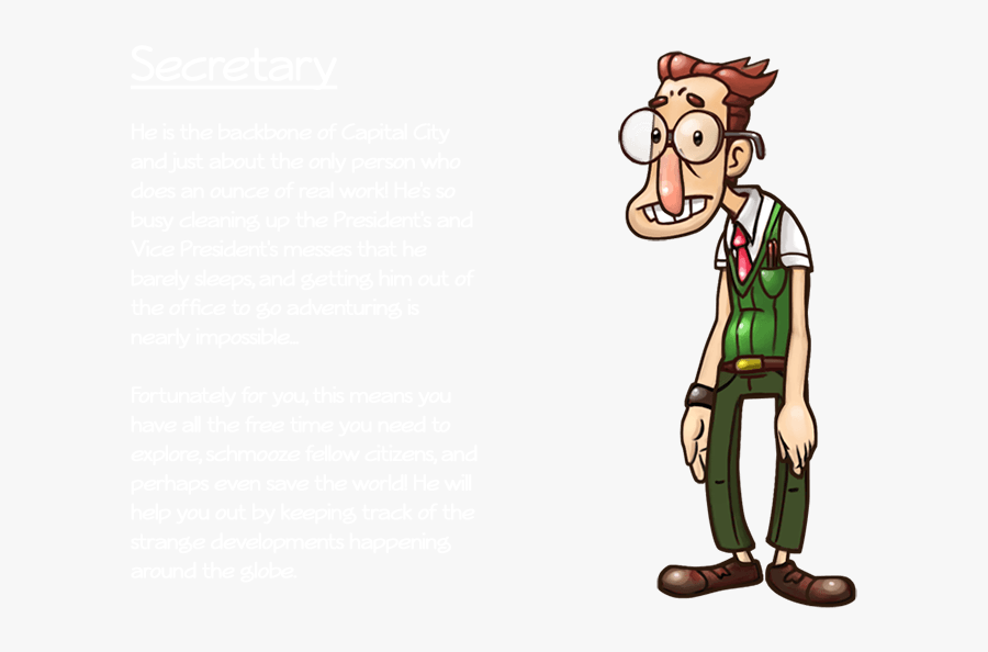 Secretary Clip Art, Transparent Clipart