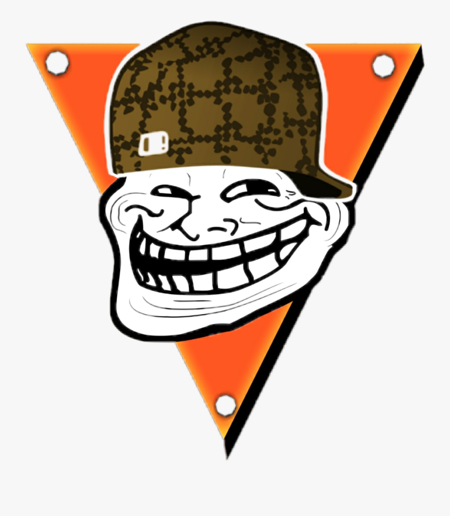 Own Creation Funny Face Logo - Troll Face Transparent, Transparent Clipart