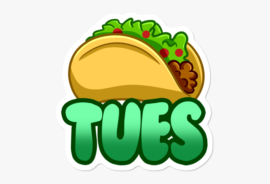 Taco Tuesday, Transparent Clipart