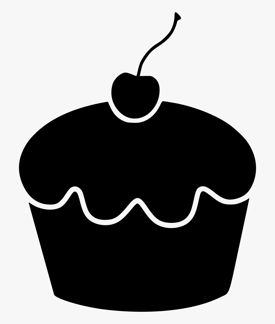 Birthday Cake Computer Icons Clip Art - Cupcake With Candle Svg, Transparent Clipart