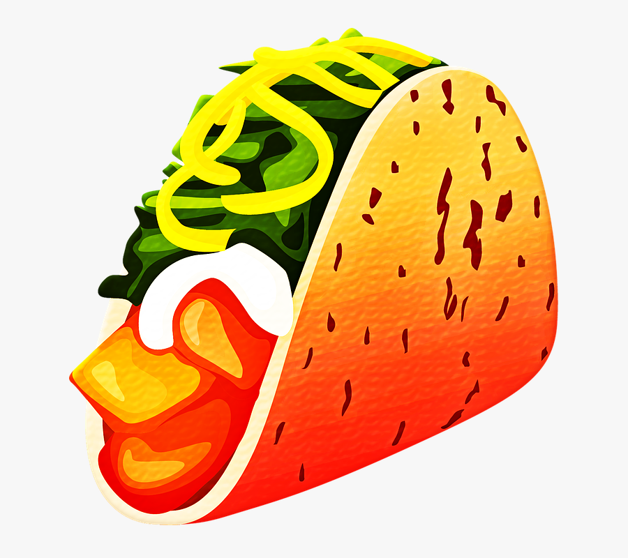 Taco, Taco Tuesday, Food, Tortilla, Cheese, Mexican - Taco, Transparent Clipart