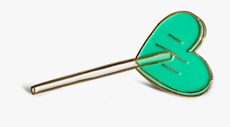 Heart Lolli Pin"
 Class= - Tuesday Bassen Heart Lollipop, Transparent Clipart