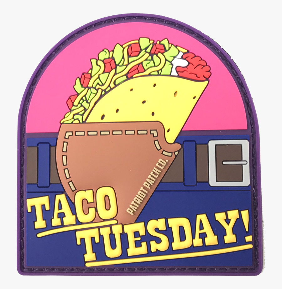 Taco Tuesday - Patch, Transparent Clipart