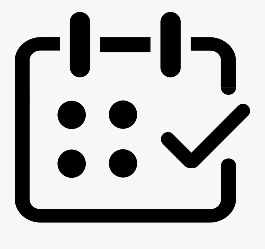 Clip Art,line,icon,graphics - Attendance Icon, Transparent Clipart