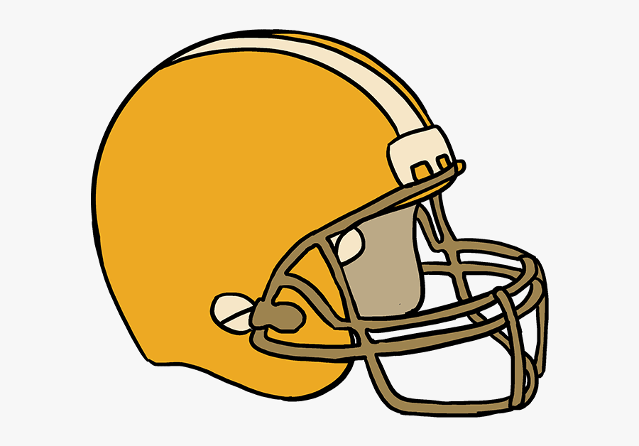 How To Draw Football Helmet - Drawings Of Football Helmets, Transparent Clipart