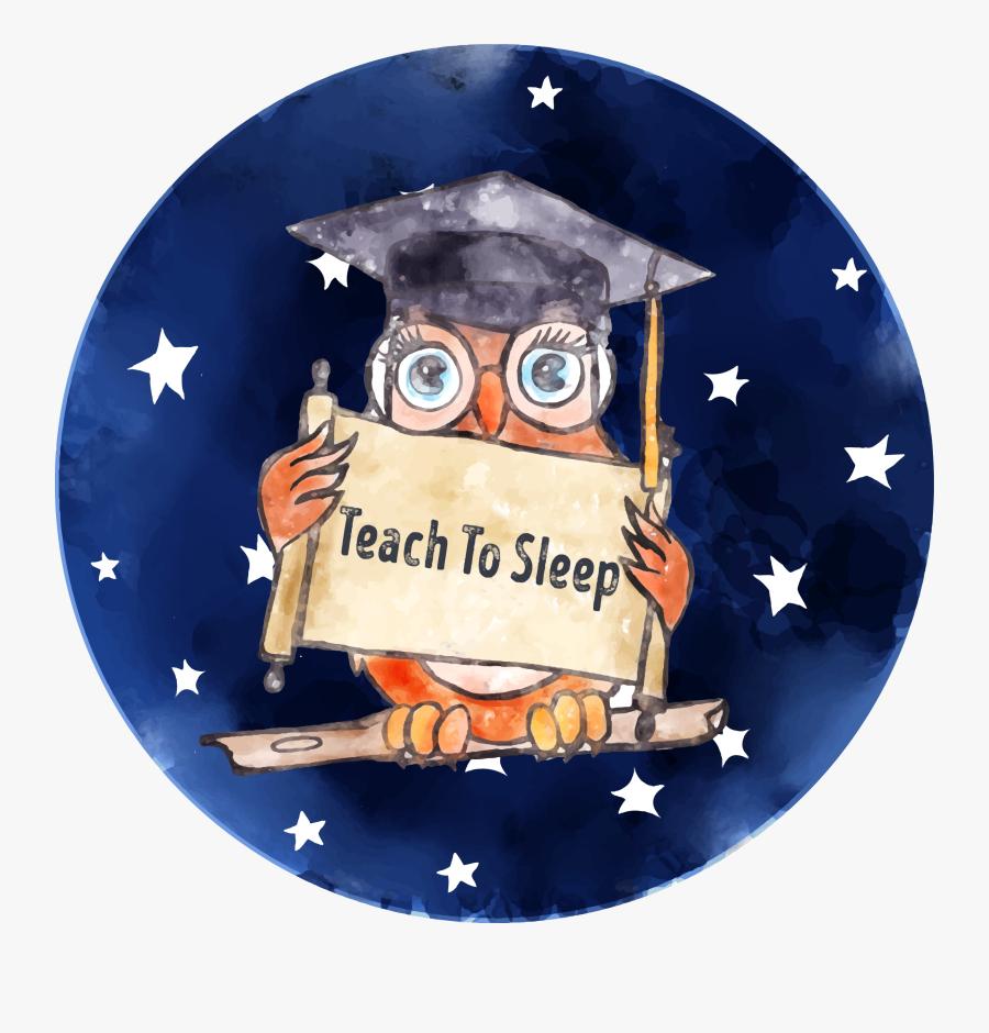 Teach To Sleep - Cartoon, Transparent Clipart