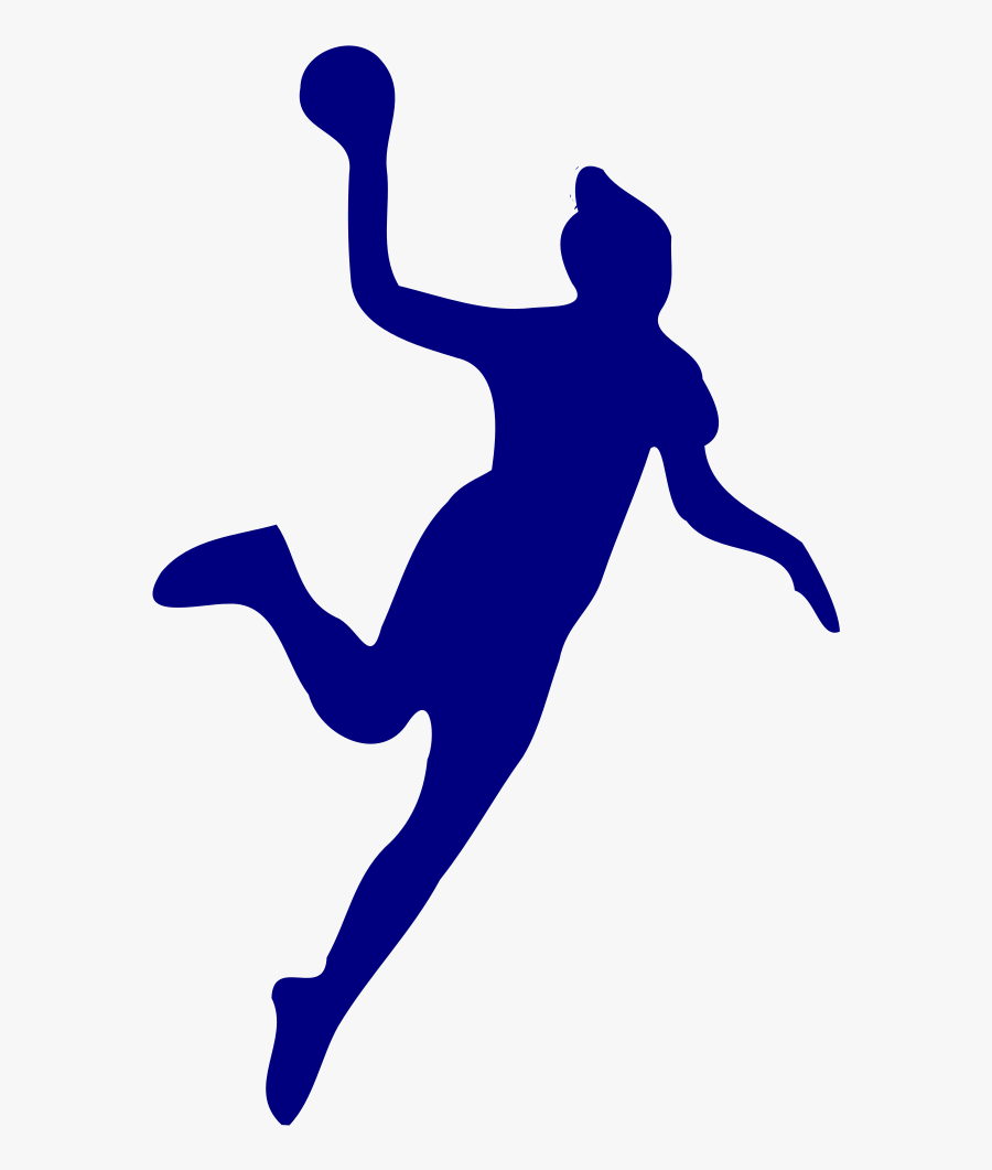 Silhouette Handball - Handball Clipart, Transparent Clipart