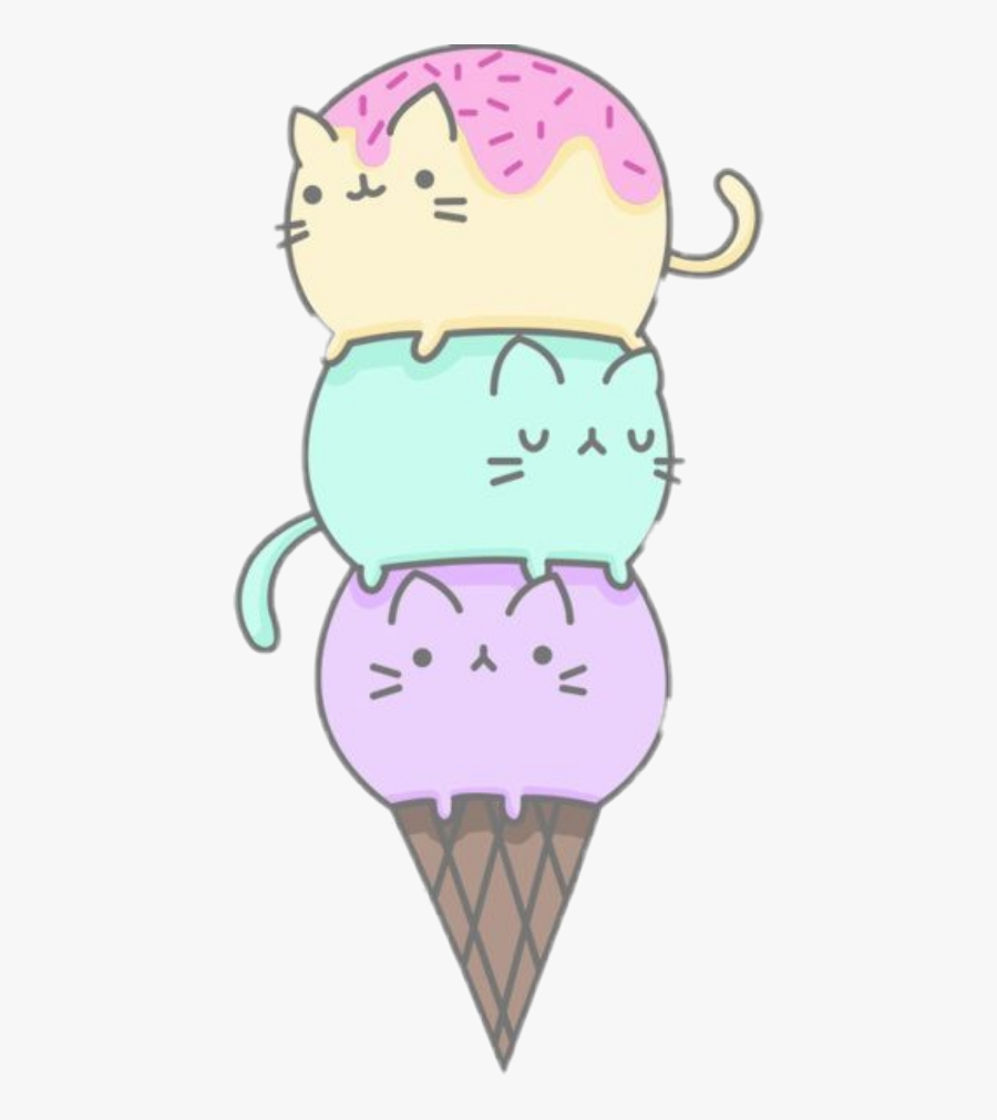Shot Colorado Cup Free Download Png Hd - Kawaii Cat Ice Cream Cone, Transparent Clipart