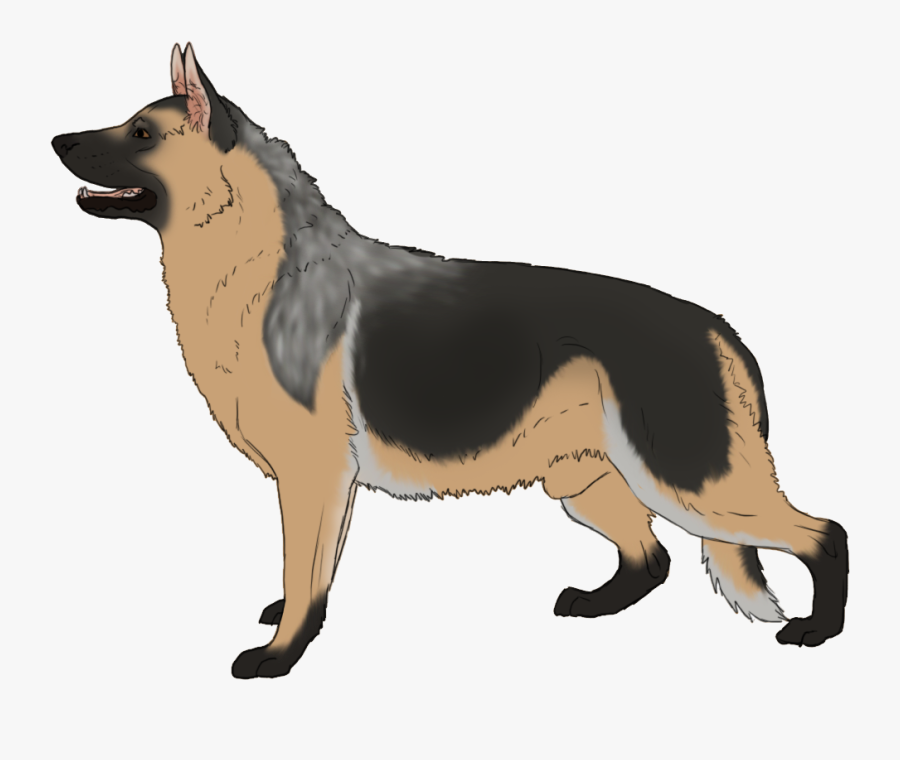 German Shepherd Kunming Wolfdog Dog Breed Clip Art - Angry Transparent Dog, Transparent Clipart