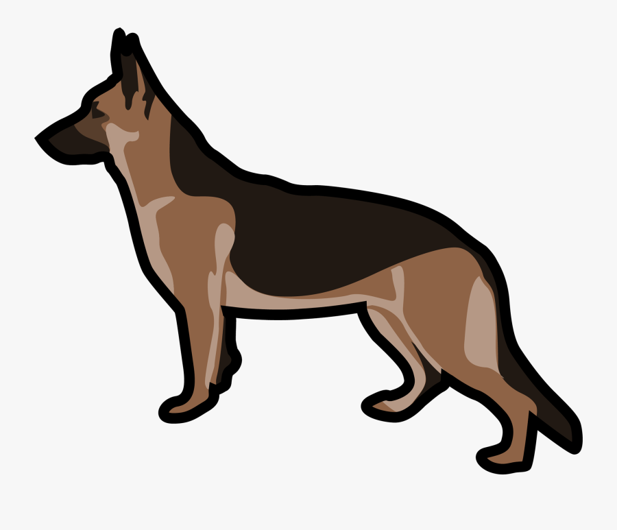 Old German Shepherd Dog Clipart , Png Download - Clipart German Shepherd Dog, Transparent Clipart