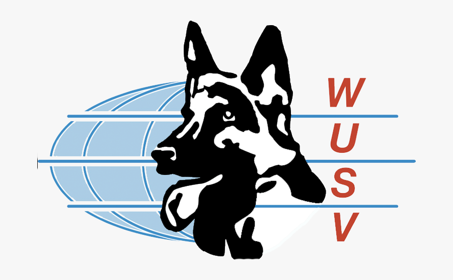 World Union Of German Shepherd Associations - Dog Logo German Shepherd, Transparent Clipart