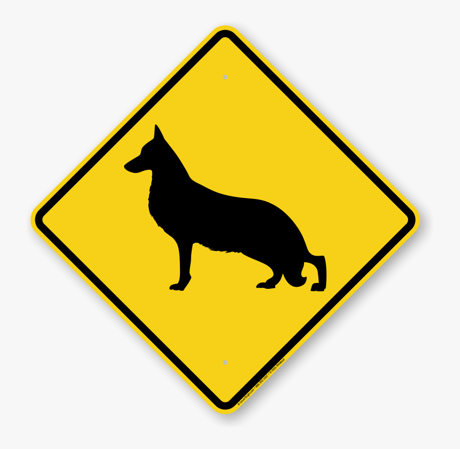 German Shepherd Symbol Guard Dog Sign - Elephant Sign, Transparent Clipart