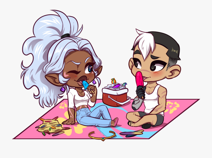 “an Enjoyable Snack Time Turned Lowkey Competition - Cartoon, Transparent Clipart