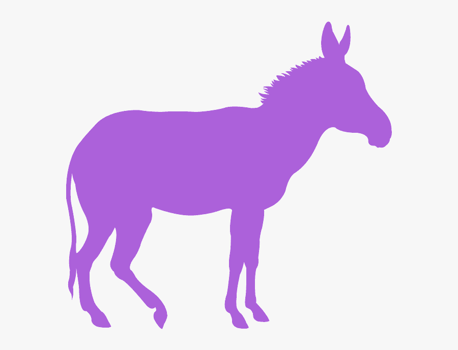 Red Donkey Clipart, Transparent Clipart