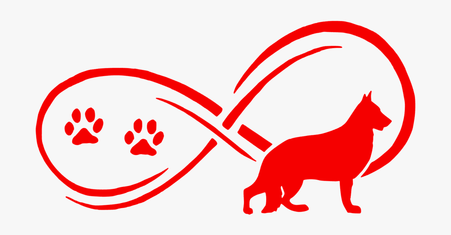 German Shepherd Infinity Decal, Transparent Clipart