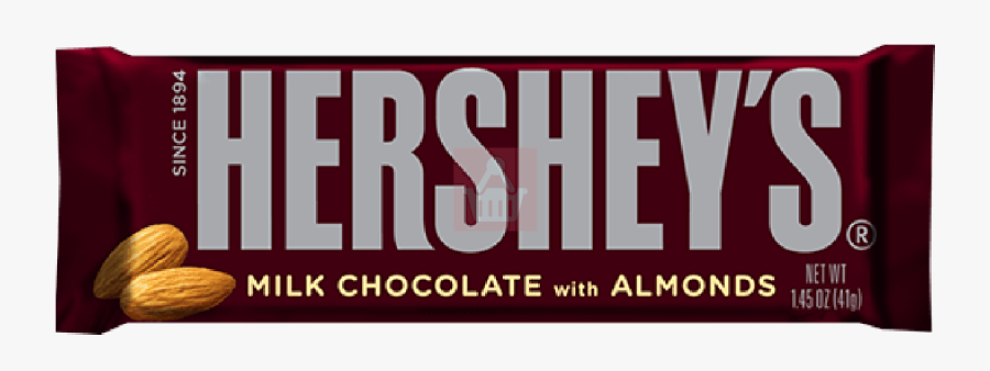 Hershey Milk Chocolate Almonds, Transparent Clipart
