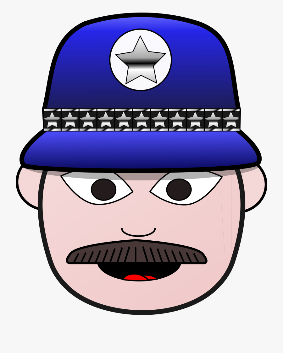 Cop Clipart Police Head - Police Woman Face Image Clipart, Transparent Clipart
