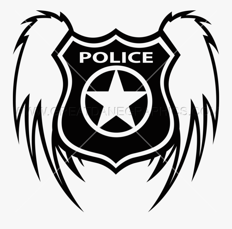 Police Shield - Us Army Star Ww2, Transparent Clipart