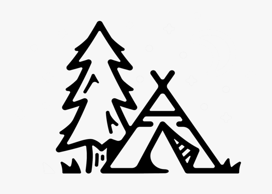 Teepee Sketch - Drawing Of Teepee, Transparent Clipart
