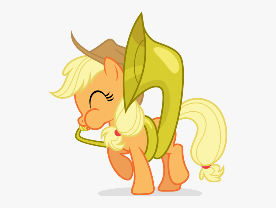 Applejack Tuba, Transparent Clipart