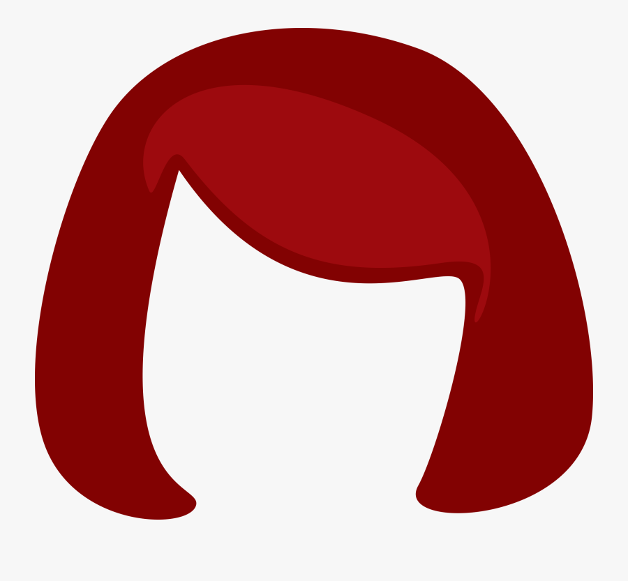 Transparent Wigs Png - Red Wig Clip Art, Transparent Clipart