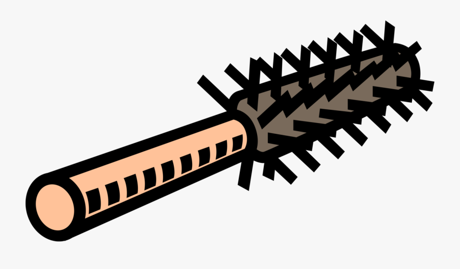 Transparent Vector Hair Png - Hair Brush Illustration Png, Transparent Clipart