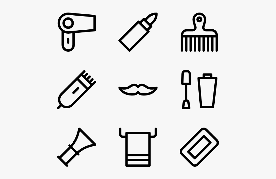 Hairdressing And Esthetics - Hairbrush Icon, Transparent Clipart