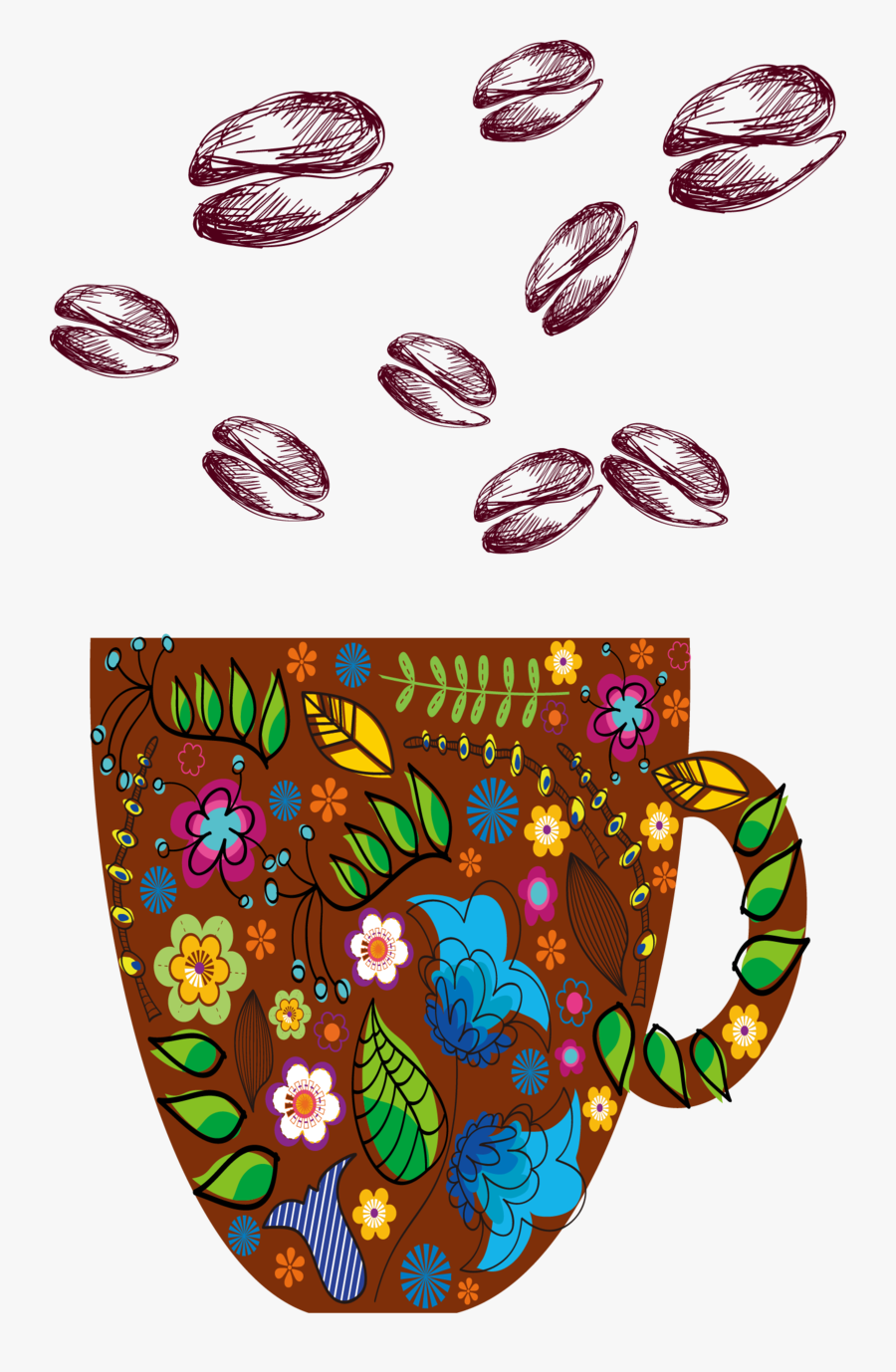 Transparent Coffee Bean Clip Art, Transparent Clipart