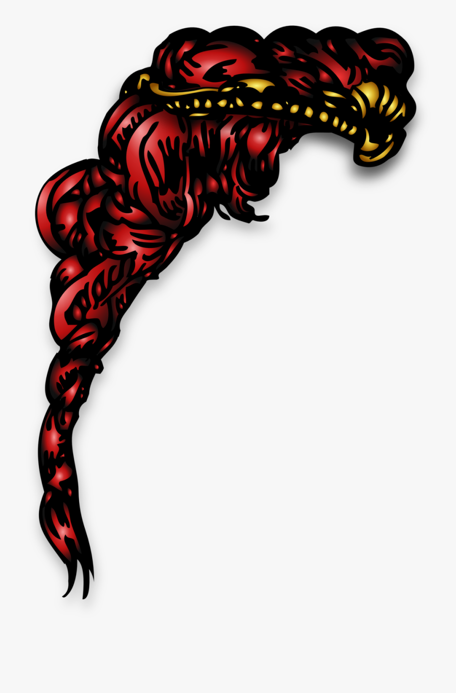 Crown With Hair Png, Transparent Clipart