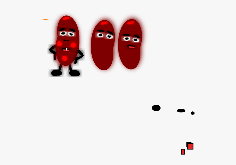 Red Bean Cartoon 3 Svg Clip Arts - Potato, Transparent Clipart