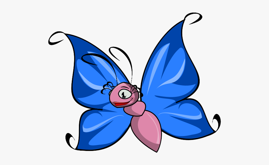 Cute Butterfly Clipart Animal, Transparent Clipart
