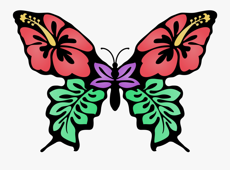 Transparent Butterfly Bush Png - Butterfly Svg Free Download, Transparent Clipart