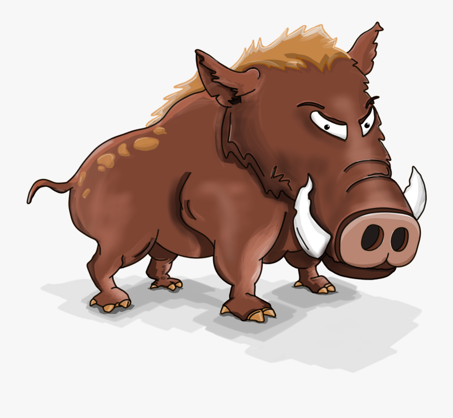 Wild Boar Boar Wild Pig Free Picture - หมูป่า Png, Transparent Clipart