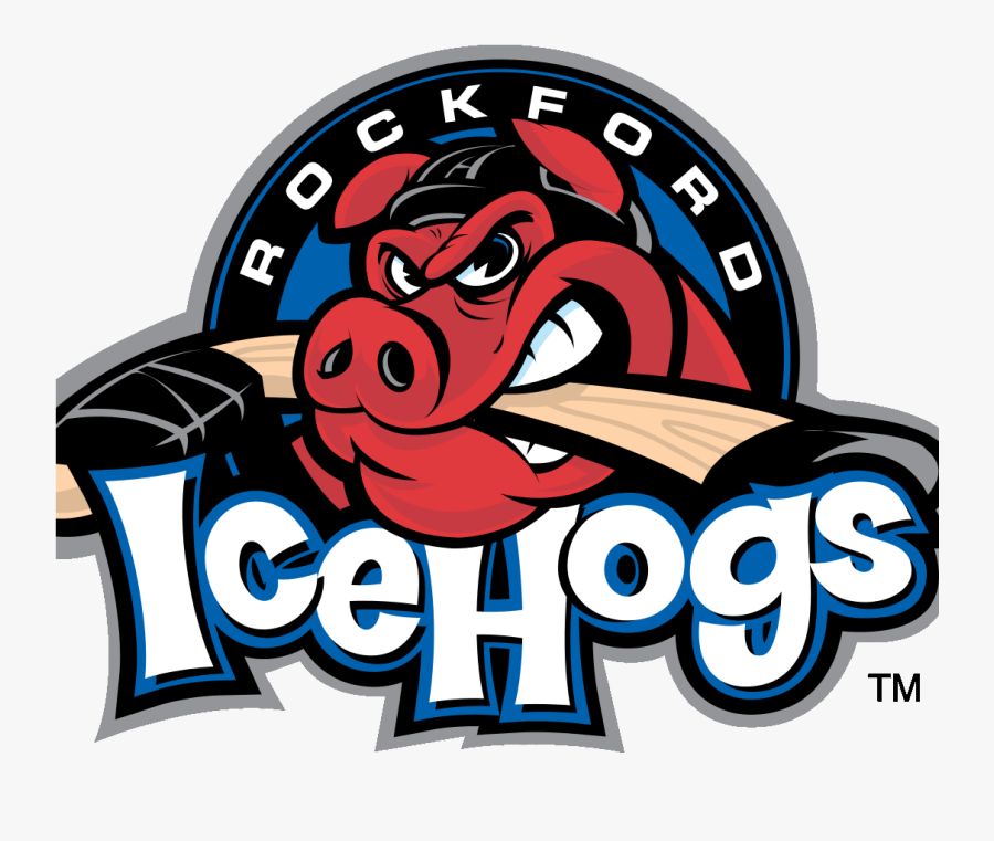 Rockford Ice Hogs, Transparent Clipart