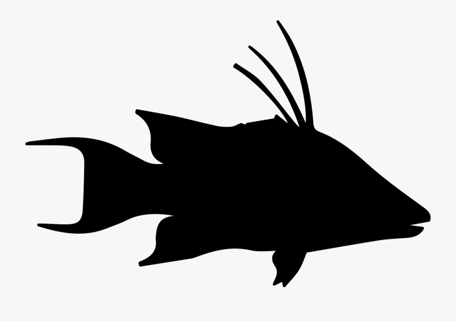 Fish Hog Snapper Shape - Silhouette Snapper, Transparent Clipart