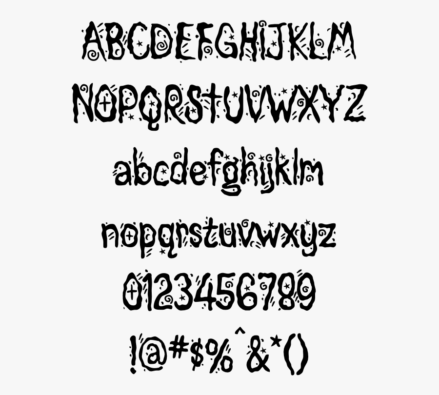 Clip Art Download Kids Example - Magician Font, Transparent Clipart