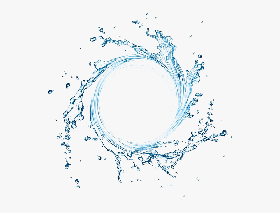 Water Spray Vortex Generated Png Image High Quality - Circle Splash Water Png, Transparent Clipart
