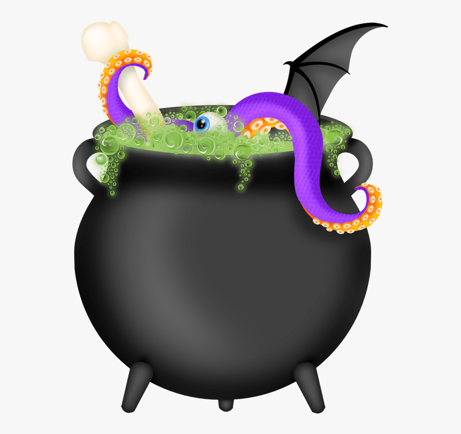 Transparent Clip Art Halloween - Witches Cauldron Png, Transparent Clipart