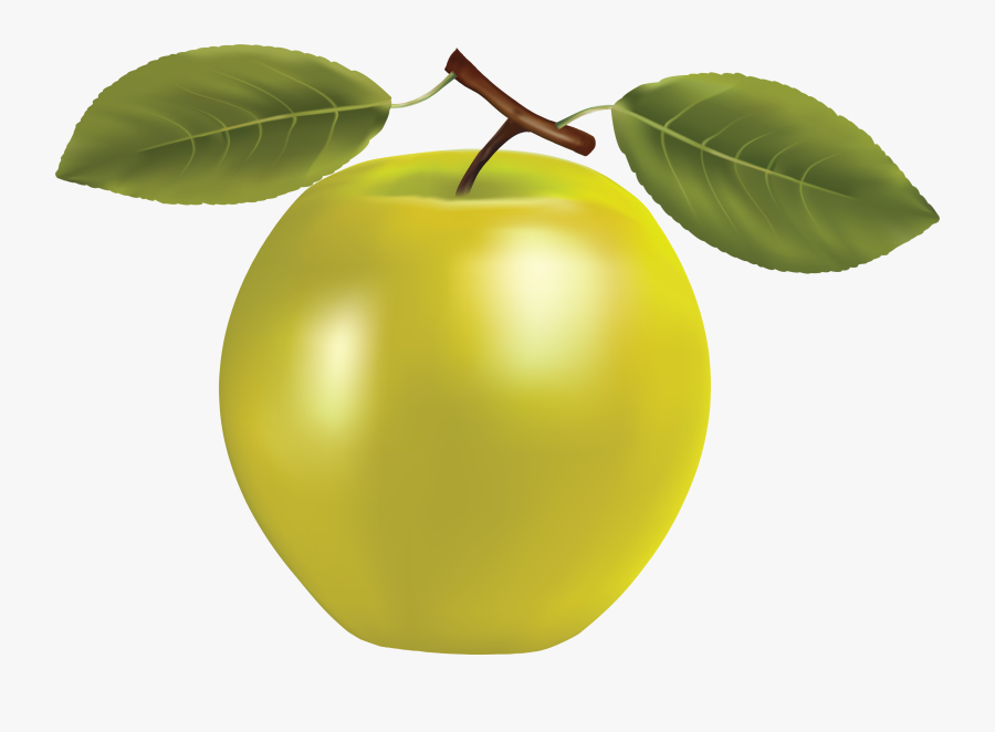 Apple Png - Yellow Apple Png, Transparent Clipart