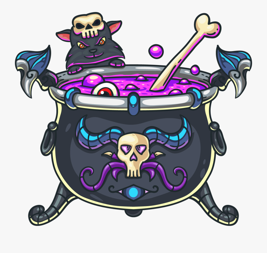 Cauldron Clip Art, Transparent Clipart