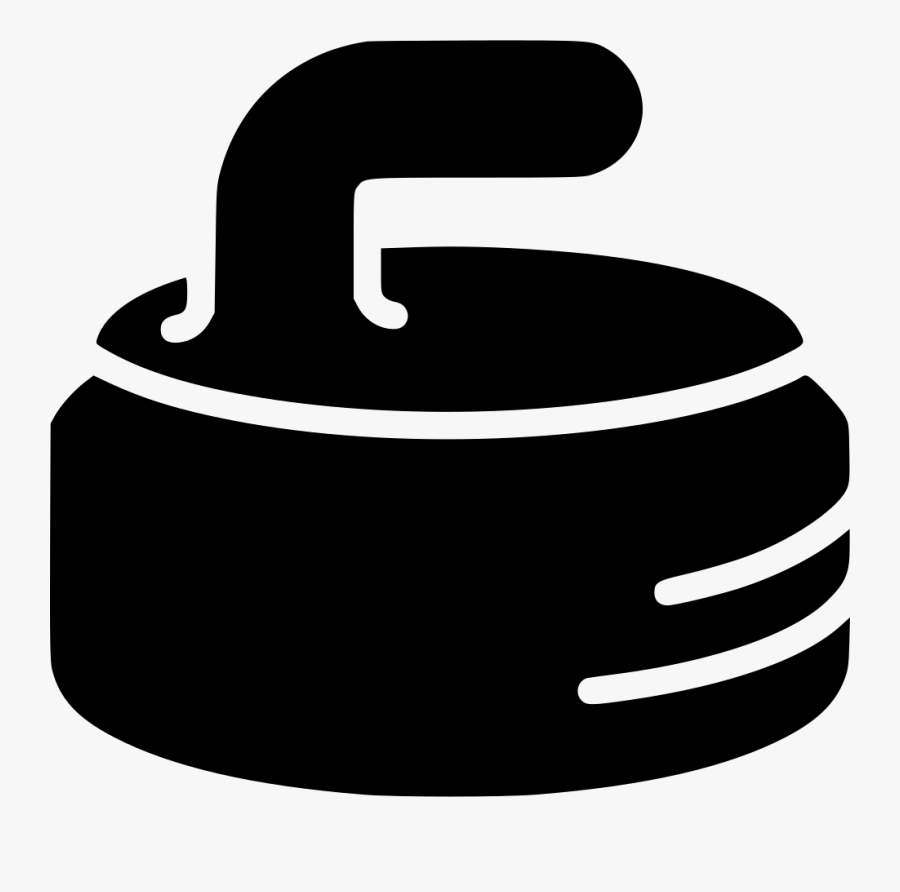 Cauldron - Curling Black And White Olympic, Transparent Clipart
